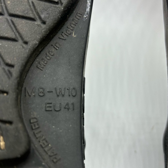 Oofos Ooclog Unisex 41 Womens 10 Mens 8 Recovery Clog Black Comfort Slip On - Picture 9 of 9